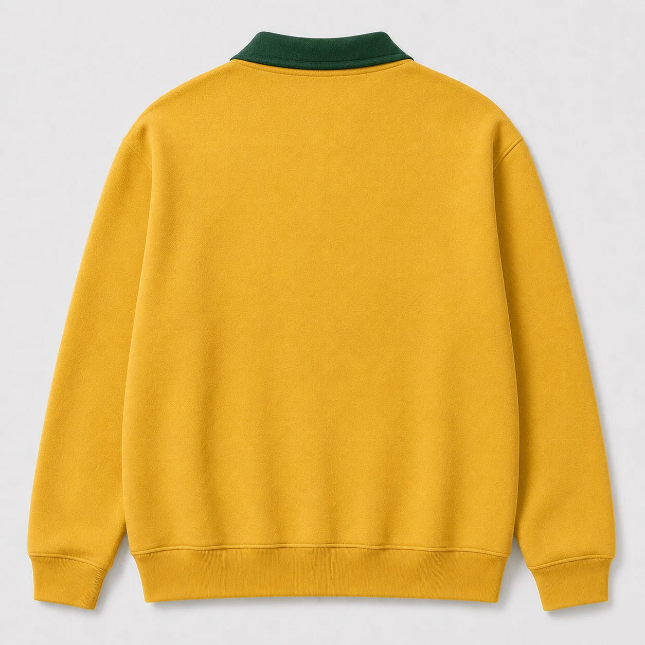 Brazil-inspired retro soccer jersey back view by JerseyFamiliar