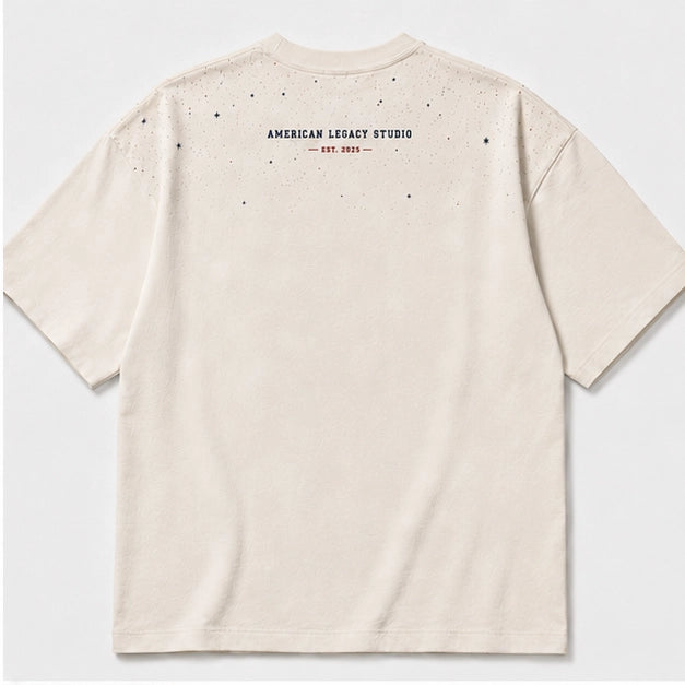 USA-inspired lifestyle soccer jersey back view by JerseyFamiliar